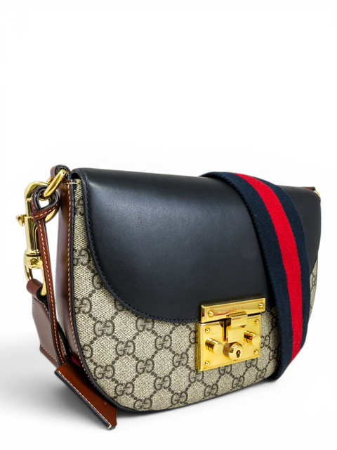 Bolso "Padlock Saddle Shoulder Bag"