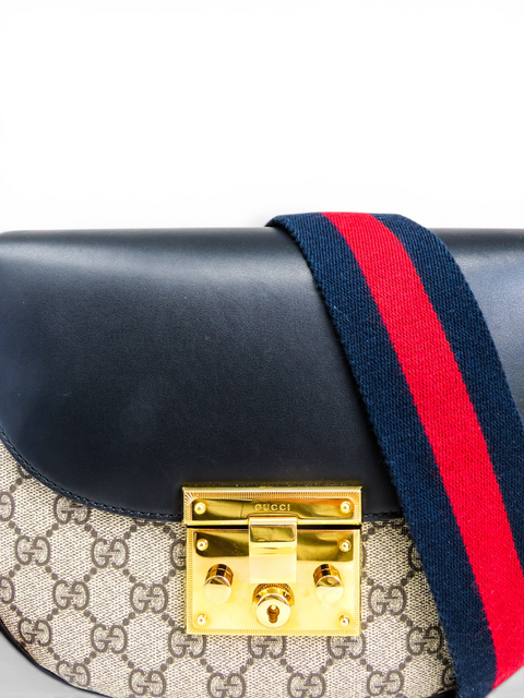 Bolso "Padlock Saddle Shoulder Bag"