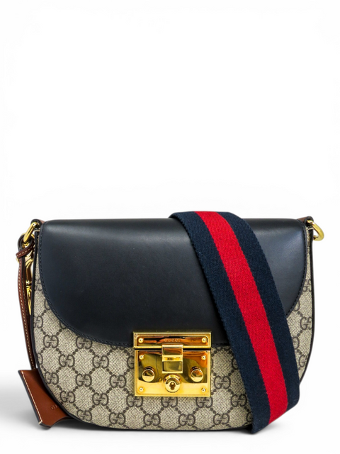 Bolso "Padlock Saddle Shoulder Bag"