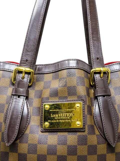 Bolso "Damier Ebene Hampstead MM"