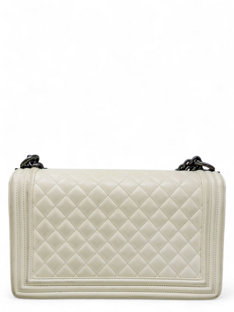Bolso "Lambskin Quilted Medium Boy Flap"