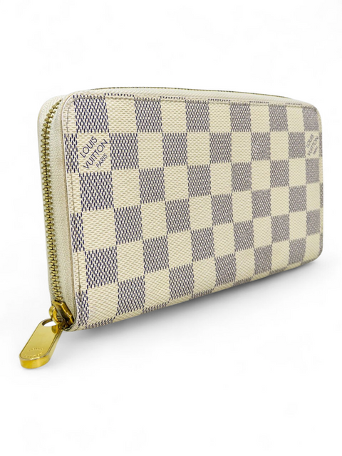 Billetera "Damier Azur Pattern Zippy Wallet"