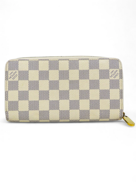 Billetera "Damier Azur Pattern Zippy Wallet"