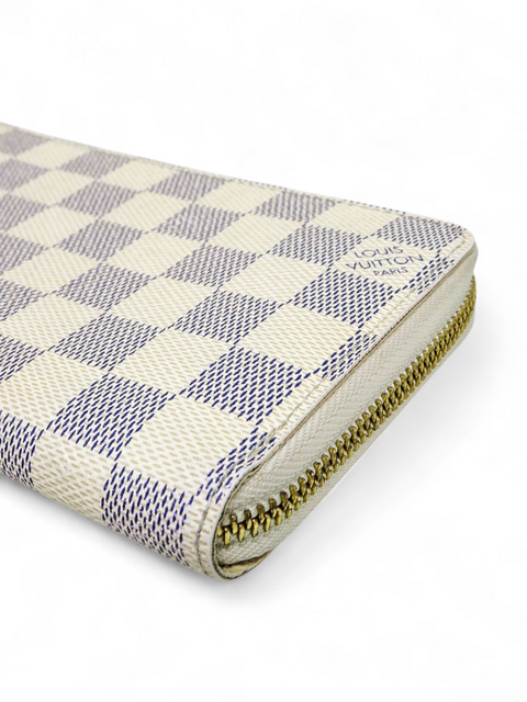 Billetera "Damier Azur Pattern Zippy Wallet"