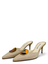 Tacones Beige