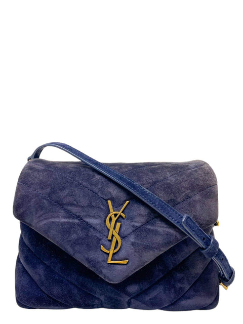 Bolso "Loulou Toy Strap Bag In Matelassé "Y" Suede"