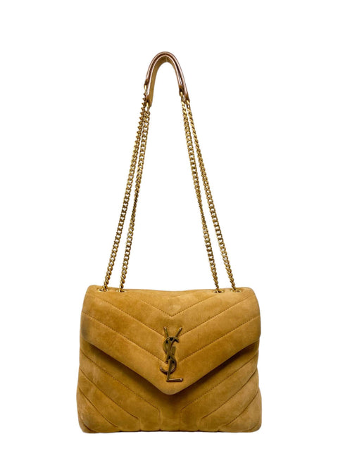 Bolso "Loulou Toy Strap Bag In Matelassé "Y" Suede"