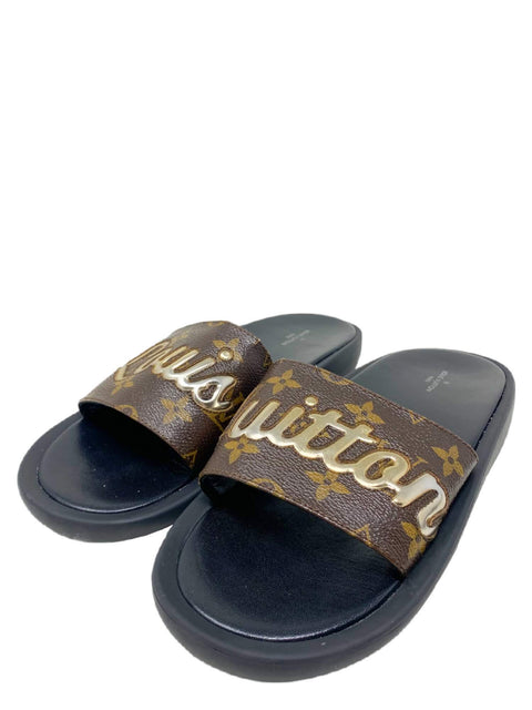 Sandalias "Monogram Pattern Sunbath"