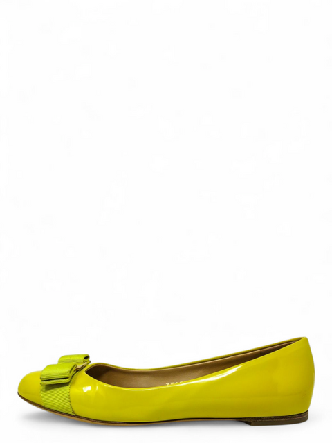 Baletas "Patent Leather Vara Bow"