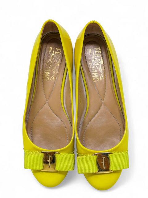 Baletas "Patent Leather Vara Bow"