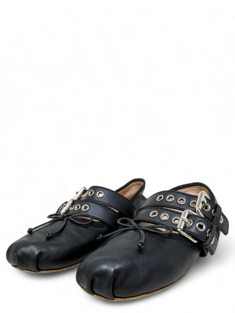 Baletas "Ankle-strap belted ballerina flats"