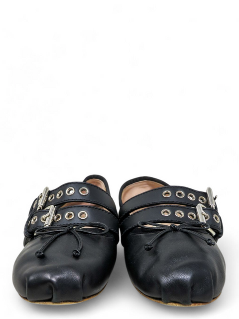 Baletas "Ankle-strap belted ballerina flats"