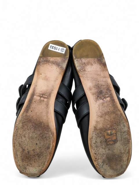 Baletas "Ankle-strap belted ballerina flats"