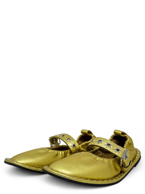 Baletas "Metallic Ballerina Flats"