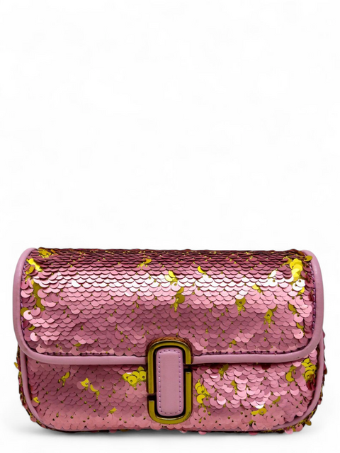 Bolso "The Sequin J Leather Sholderl Bag"