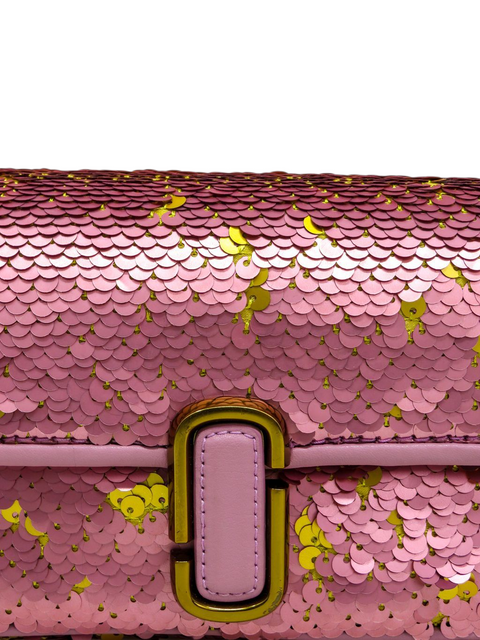 Bolso "The Sequin J Leather Sholderl Bag"