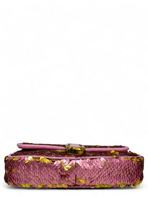 Bolso "The Sequin J Leather Sholderl Bag"