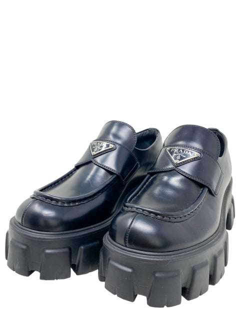 Mocasines "Brushed leather Monolith loafers"