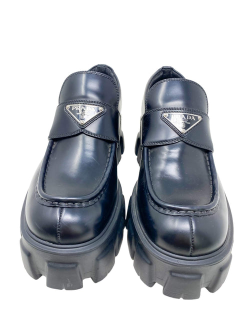 Mocasines "Brushed leather Monolith loafers"