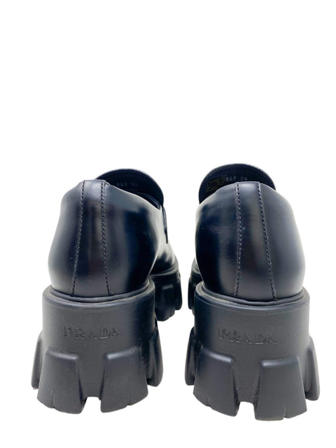 Mocasines "Brushed leather Monolith loafers"