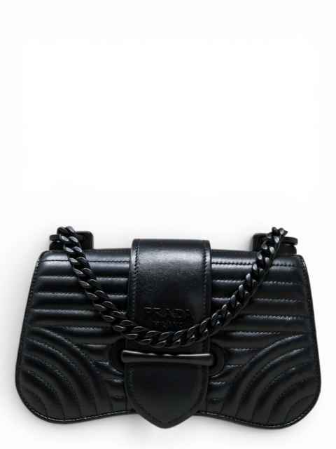 Bolso "Diagramme Curved Flap"