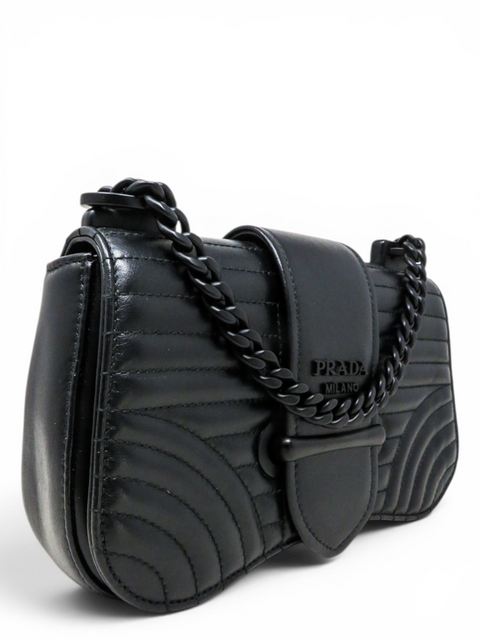 Bolso "Diagramme Curved Flap"