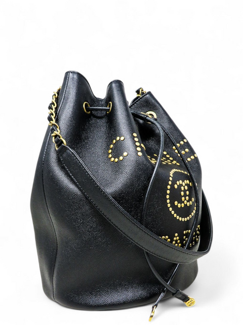 Bolso "Studded Deauville Bucket Bag"