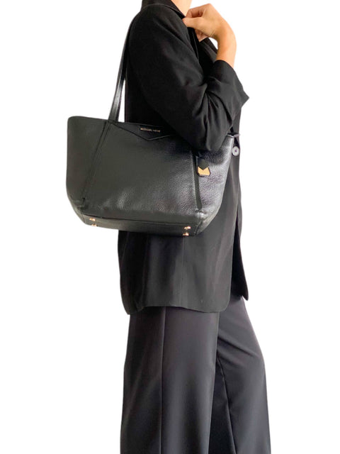 Bolso "Whitney Small Pebbled Leather Tote"