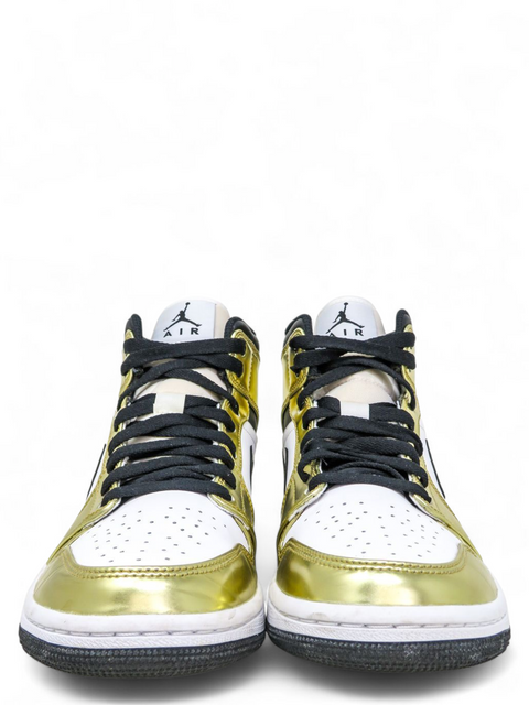 Tenis "Air Jordan 1 Mid SE Metallic Gold"