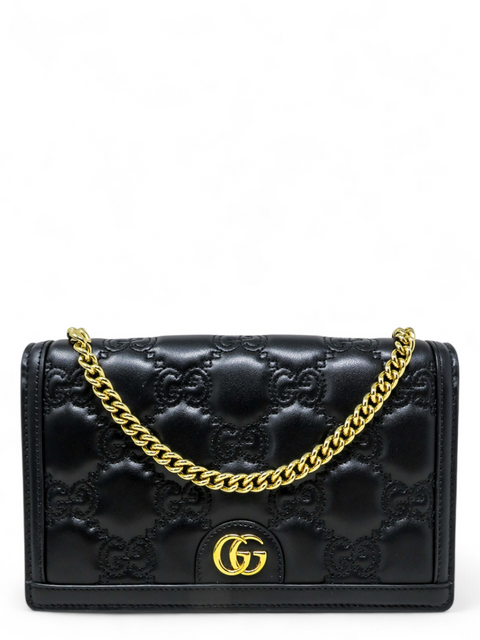 Bolso "GG Metalassé Chain Wallet"