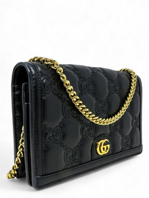 Bolso "GG Metalassé Chain Wallet"