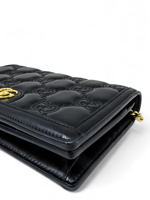Bolso "GG Metalassé Chain Wallet"
