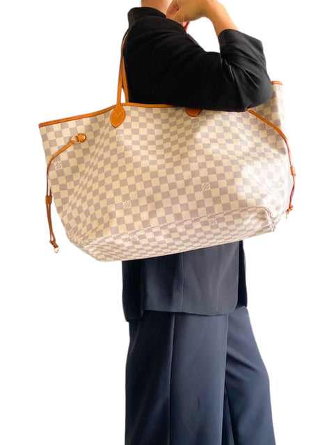Bolso "Damier Azur Neverfull GM"