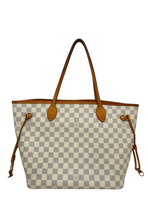 Bolso "Damier Azur Neverfull MM with Pouch"