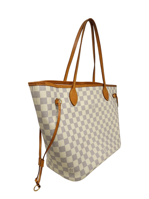 Bolso "Damier Azur Neverfull MM with Pouch"