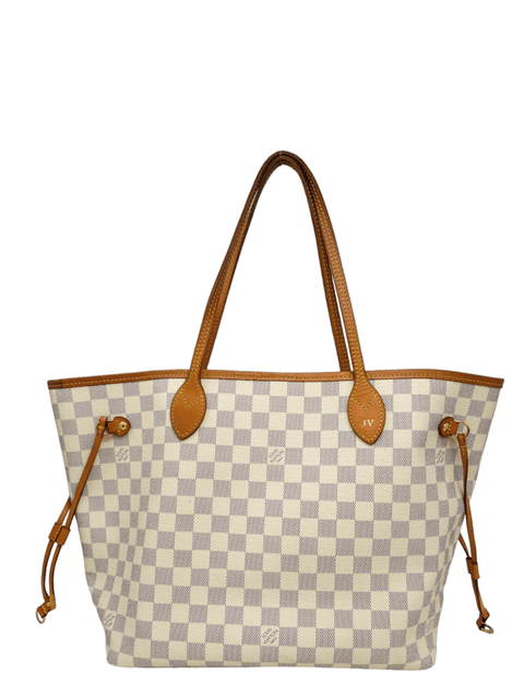 Bolso "Damier Azur Neverfull MM with Pouch"