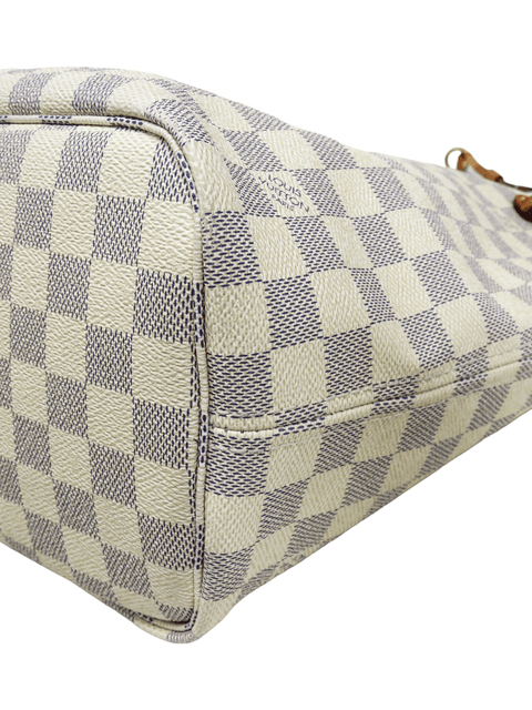 Bolso "Damier Azur Neverfull MM with Pouch"