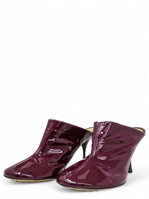 Mules "Patent Leather Dot Sock Mules 90"