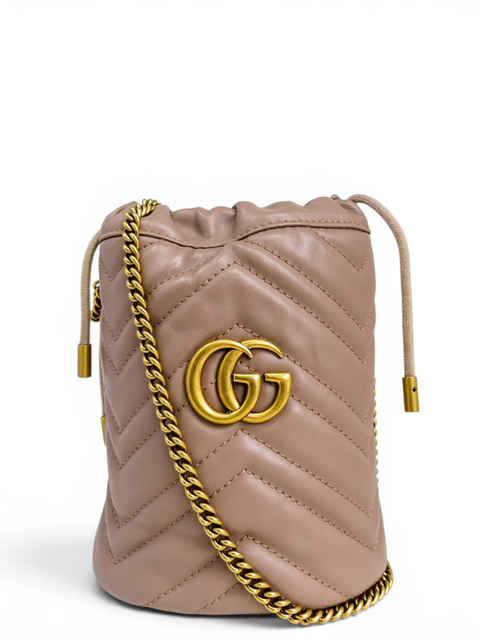 Bolso "GG Marmont Mini Bucket Bag"