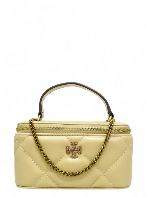 Bolso "Kira Pave Logo Diamond Quilt Vanity Case"