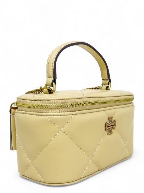 Bolso "Kira Pave Logo Diamond Quilt Vanity Case"