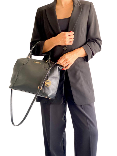 Bolso "Lenox Large Pebbled Leather Shoulder Bag"