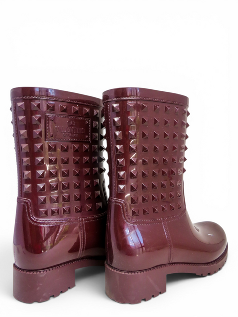 Botas "Rockstud Accents Rubber Rain Boots"