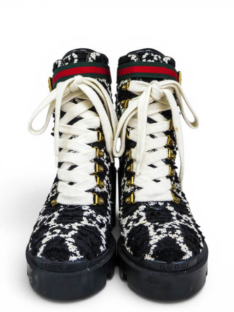 Botas "Tweed Combat Boots"