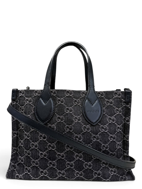 Bolso "Ophidia GG Denim Tote"