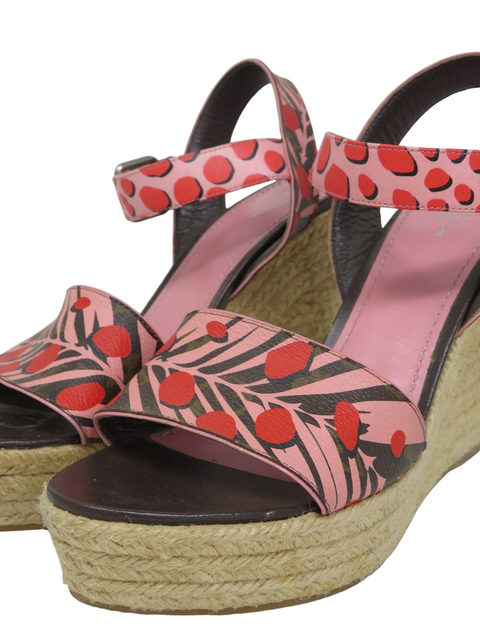 Espadrilles "Leather Printed Espadrilles"