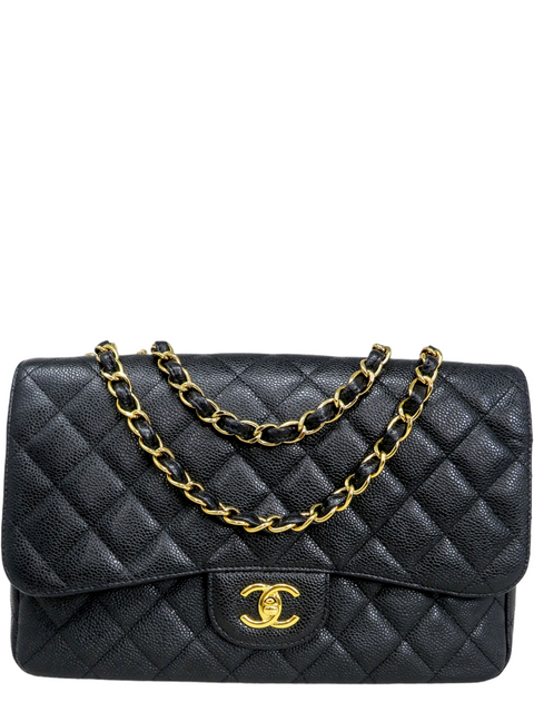 Bolso "Caviar Classic Jumbo Single Flap Bag"