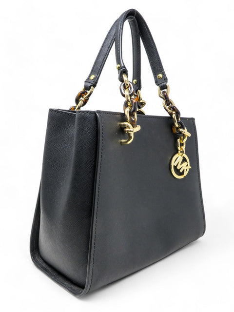 Bolso "Cynthia Small Leather Satchel"