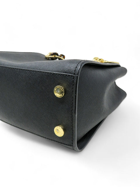 Bolso "Cynthia Small Leather Satchel"