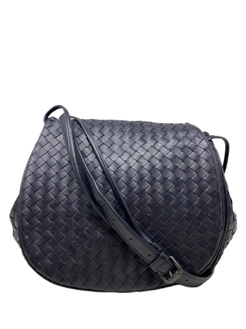 Bolso "Flap Messenger Bag Intrecciato Nappa"